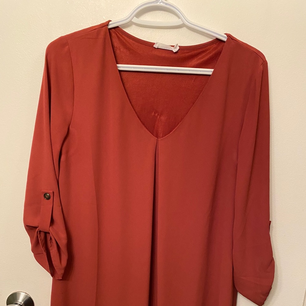 Burnt Orange Dress